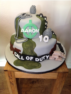 Call of Duty Birthday Cake